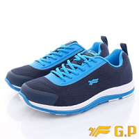 GP 涼拖鞋休閒透氣運動鞋P7521M-20藍色(男段)