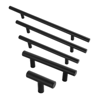 Stainless Steel black Handles for Cabinet, Dresser Drawers and Wardrobes