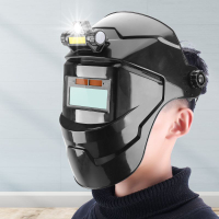 焊帽氬弧焊電焊面罩 頭戴式全臉輕便燒焊自動變光焊接防護焊工專用