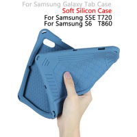 For Samsung Galaxy Tab S5E 10.5" T720 Tablet Cover Soft Silicon Shockproof Stand Tablet Case For Samsung Galaxy Tab S6 T860 Case