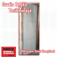 Pintu Angzdoor HDF Groove HoneyComb-Gratis Ongkir Tasikmalaya|Garansi