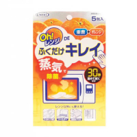Uyeki 微波爐專用蒸氣除菌紙 (橙油) 5枚