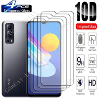 4PCS For Vivo Y72 5G 6.58" Screen Protective Tempered Glass On VivoY725G VivoY72 Y 72 Y75s VivoY75s V2041 Protection Cover Film