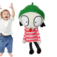 30cm Sarah And Duck Plush Doll Stuffed Toy Cute Anime Sarah Girls Plushie Pillow Brithday Christmas Gifts For Kids Boys Girls