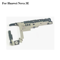 2PCS For Huawei Nova 3E 3 E Small Back Frame shell case cover on Motherboard Back Flash light Flashlight lamp glass Lens Nova3E