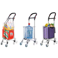 Portable Shopping Carts Household Grocery Shopping Carts, Small Carts, , Folding Carts, Portable Climbing Stairs, Trolley Traile