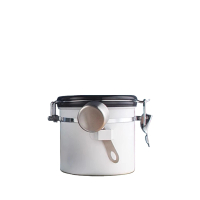 選物優品 304不鏽鋼咖啡豆密封罐(單向排氣閥真空密封儲物保鮮罐 - 1200ml)