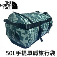 [ THE NORTH FACE ] 50L手提單肩旅行袋 S 幾何綠 / NF0A52STOXE