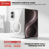 COPPER Acrylic Case Magsafe Support Wireless Charging For Samsung Z Flip 8 / Z Fold 8 / Z Fold 8 Ult