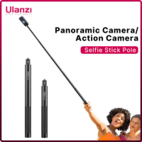 Ulanzi MT-57 MT-58 Insta360 80/120CM Extendable Invisible Selfie Stick Pole Universal Rod for For GoPro Insta360 ONE X3 X2 GO 2