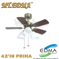 MT EDMA PRIMA 42 INCH KIPAS ANGIN BALING GANTUNG DENGAN LAMPU HIAS