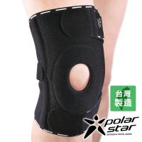 PolarStar 長式髕骨矽膠軟墊護膝【排汗快乾布料】P14712