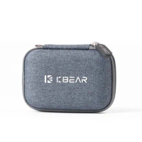 KBEAR High-end Fabric Case Earphone Headset Accessories Portable Earbuds Case Storage Package Bag With TRI I3 Pro Headphone IEM