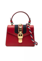 Gucci 二手 Gucci 迷你小牛皮 Sylvie 手提包