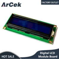 Blue Backlight Display IIC I2C TWI SPI Serial Interface 1602 16 X 2 16x2 Character Digital LCD Module Board for Arduino 5v