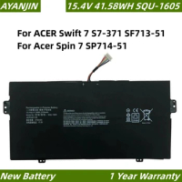 SQU-1605 15.4V 41.58WH/2700mAh Laptop battery For ACER Swift 7 S7-371 SF713-51 For Acer Spin 7 SP714-51 41CP3/67/129