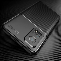 For Xiaomi Mi 10T Pro 5G Case Mi 11 Lite 5G NE Silicon Carbon Fiber Case For Xiaomi Mi 10T 11T Pro Cover Redmi Note 11 11S Case