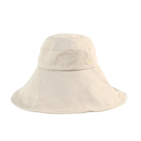 【巴黎精品】現貨+預購 漁夫帽遮陽帽(UPF50+透氣大帽檐純棉男女帽子3色a1am3)