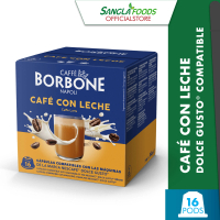 Caffe Borbone Cafe Con Leche / Au Lait Nescafe Dolce Gusto Compatible White Coffee Drink Capsules (1