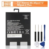 BN60 BN80 Battery For Xiaomi mi pad 4 plus NEW Replacement Tablet Battery With Free Tool