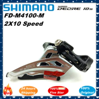 Shimano DEORE FD M4100 Front Derailleur FD-M4100-M SIDE SWING Clamp Band Mount 2x10 Speed 34.9mm 10s 2x10S 2v 10v