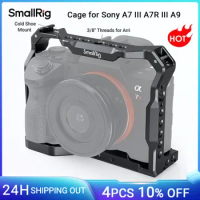 SmallRig DSLR for Sony A73 A7M3 A7R3 Light Camera Cage for Sony A7III A7R III A9 Camera Rig with Cold Shoe Mount Camera Kit 2918