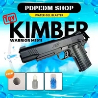 Mainan Water Gel Blaster Full Metal Kimber Warrior M1911 Manual Water Gel Blaster Konversi