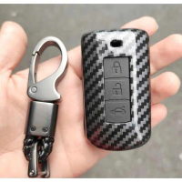 Bọc Chìa Khóa Xe Mitsubushi Attrage Chất Liệu Vân Carbon