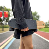 滑板 長板 卡律代步迷你小滑板 小魚板 便攜四輪滑板 成人男女兒童刷街公路代步