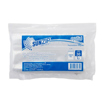 SUNZIP ถุงซิปแพ็คประหยัด ขนาด 23x33 ซม. (แพ็ค 30 ใบ)