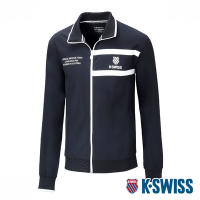 K-SWISS PF Woven Jacket吸排運動外套-男-黑