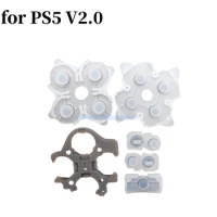 For PS5 V2 Conductive Rubber Gasket Replacement Part L R ABXY Button for PlayStation 5 Controller D-Pad