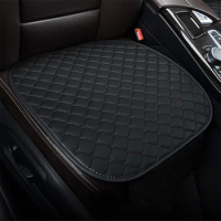 PU Leather Car Seat Cover Waterproof Car Seat Cushion Protector Mat Universal Front Breathable Car Auto Vehicle Cushion Pad