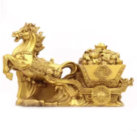 select size Copper Mara Gold Box Decoration Brass Mara Yuanbao Zhaocai Office Opening Gift decoration