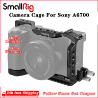 SmallRig Camera Cage Kit For Sony A6700 Half Cage Baseplate &amp; Cold Shoe Mount Plate Studio Expansion Kits
