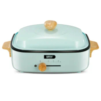 Multifunctional household wok cooking pot, electric hot pot, electric frying pan, electric boiling pot, electric stew pot OEM