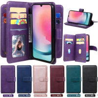 for Samsung Galaxy A34 A54 A04e Case Cover coque Flip Wallet Phone Cases Covers Bags Sunjolly for Galaxy A54 Cases