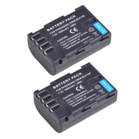 Tectra 2 cái 1860mAh DM-WBLF19E DMW-BLF19 Pin cho Panasonic Lumix DMC-GH3 DMC GH3 GH4 GH5 máy ảnh DMW blf19 dmwblf19 Pin