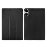 【Metal-Slim】紅米 Redmi Pad Pro 12.1吋 高仿小牛皮三折磁吸站立皮套