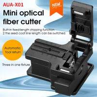 Free Shipping COMPTYCO AUA-X01 Mini Fiber Optic Cleaver, FTTH Fiber Cutter