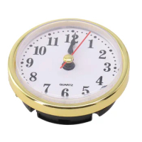 65mm Quartz Clock Round Wall Clock Head DIY Clock Quartz Movement Insert Roman Numeral Tools Accessories