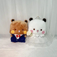 Bubu Wedding Dress Version Panda Plush Cute Cartoon Panda Bear Doll Kawaii Stuffed Soft Pillow Toy Children's Day Gifts For Kids