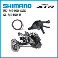 SHIMANO XTR M9100 Rear Derailleur M9100 Right Shifte Lever Clamp Band 12-speed MTB groupset For Mountain Bicycle Bike