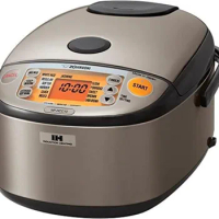 Induction Heating System Rice Cooker and Warmer 1 Liter Stainless Steel Dark Grey