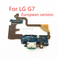 1pcs Micro USB PCB Charging Charger Dock Port mini Connector Flex Cable For LG G7 ThinQ G710 Replacement of parts