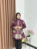 BATIK PREMIUM BLOUSE BATIK M LILAC