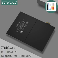 FERISING-Polymer Battery for iPad 6 Air 2 Tablet, Replacement Battery, Original, New, A1566, A1567, A1547, iPad6