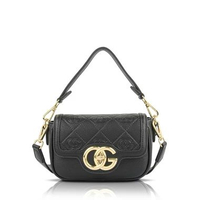 Gobelini X OGGI Monza Flap Crossbody Bag OG Emb Black