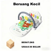 LC - Playgym Piano Bayi Gym Playmate Motif Karakter Babygym Piano Mainan Anak Musical Beruang Kecil