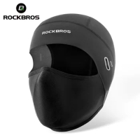 ROCKBROS Warm Windproof Cycling Cap Full Face Mask Fleece Thermal Helmet Head Cover Balaclava Ski Bicycle Motorcycle Head Hat